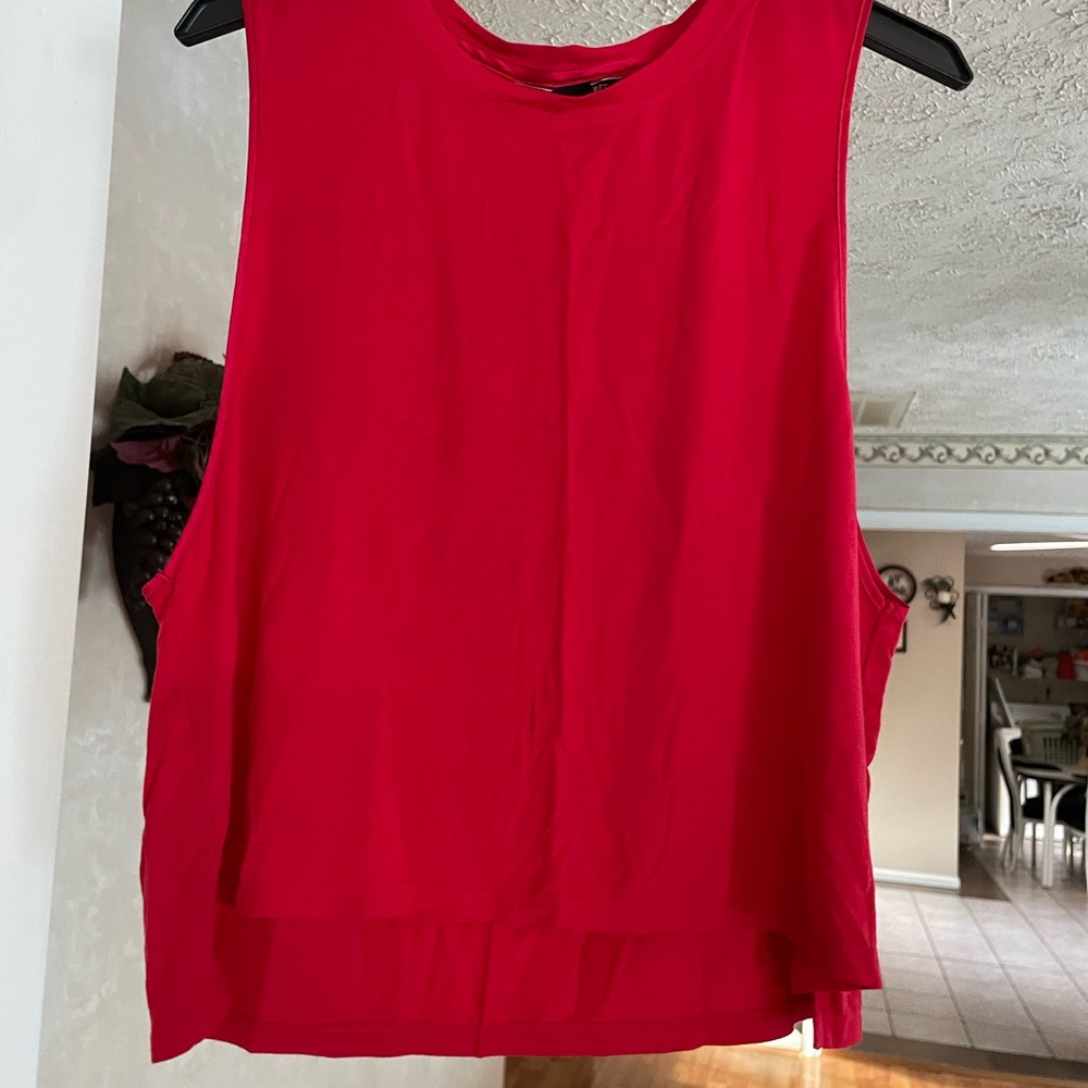 Victoria's Secret Bold Red Crop Top